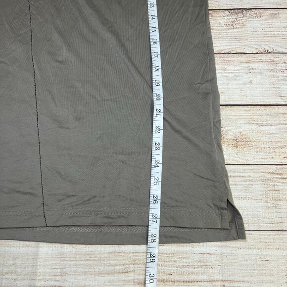 Travis Mathew Gray White Stripe Golf Polo Shirt Performance Men's Large - Picture 4 of 14